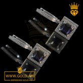 Buy 14k gold earrings for women armenian gold fashion jewelry где купить золотые серьги с драгоценными камнями недорого Серьги из золота (25)